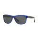 Burberry BE4234 Single Vision Prescription Sunglasses BE4234-362687-57 - Lens Diameter 57 mm, Frame Color Blue Havana