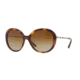 Burberry BE4239Q Single Vision Prescription Sunglasses BE4239Q-3316T5-57 - Lens Diameter 57 mm, Frame Color Light Havana