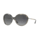 Burberry BE4239Q Single Vision Prescription Sunglasses BE4239Q-3658T3-57 - Lens Diameter 57 mm, Frame Color Striped Grey