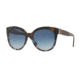 Burberry BE4243 Single Vision Prescription Sunglasses BE4243-36364L-55 - Lens Diameter 55 mm, Frame Color Green Havana/blue Havana