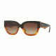 Burberry BE4252 Single Vision Prescription Sunglasses BE4252-365013-53 - Lens Diameter 53 mm, Frame Color Top Black On Amber
