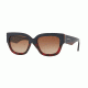 Burberry BE4252 Single Vision Prescription Sunglasses BE4252-365213-53 - Lens Diameter 53 mm, Frame Color Top Blue On Red Havana