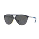 Burberry BE4254 Single Vision Prescription Sunglasses BE4254-366287-58 - Lens Diameter 58 mm, Frame Color Top Blue Grad On Olive Green