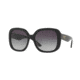 Burberry BE4259 Single Vision Prescription Sunglasses, 56mm, Black, BE4259-30018G-56-SV