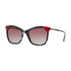 Burberry BE4263F Sunglasses 370990-54 - Black/tortoise White/red Frame, Grey Gradient Violet Lenses