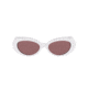 Burberry BE4278 Bifocal Prescription Sunglasses, 54mm, White, BE4278-300775-54-BI