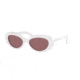 Burberry BE4278 Bifocal Prescription Sunglasses, 54mm, White, BE4278-300775-54-BI