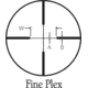 Burris Fine Plex Reticle