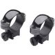 Burris Rimfire-Airgun Deluxe Steel .22 Rings - Medium, Matte Black, 420069