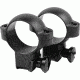 Burris Airgun Rimfire Deluxe Steel .22 Rings - High, Matte Black 420076