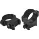 Burris Rifle Scope Ring Mounts, CZ 550, Long Action, Medium, 1 in Tube, Gloss, Black, 420130