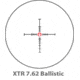 Burris XTR 7.62 Ballistic Reticle