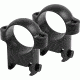 Burris Zee 1in Steel Rifle Scope Rings  - High, Black Matte, 420087