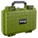 Bushnell 11.6in Waterproof Hard Single Gun Case with Foam, Green, Compact, BN00010-GRN