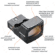 Bushnell 1X25mm RXS-250 Reflex Sight FMC, Weaver/Picatinny, Red, Unlimited, Black, RXS250