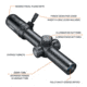 Bushnell AR Optics 1-6x24mm Rifescope, 30mm, SFP, Illum. BTR-1 Reticle, Black, AR71624I