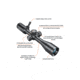 Bushnell AR Optics Rifle Scope, 4.5-18x40mm, 1 in Tube, Second Focal Plane, Windhold Reticle, Matte Black, AR741840EI