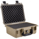 Bushnell Compact 13.37in Waterproof Gear Hard Case w/ Foam, Tan, Standard, BN00001-TAN