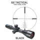 Bushnell Tac Optics 6-24x50mm Rifle Scope, 30mm, FFP, G2 Tactical Reticle, Black BT6245FG
