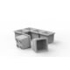 Buzbe 6 Customizable 1x1 Bins, BZB1X1B