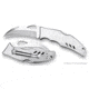 Byrd Crossbill Pocket Knife - Stainless Steel Blade, Silver Handle Fine Edge