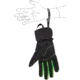 C.A.M.P. G Comp Warm Gloves, Black/Green, 3XL, 3396XXXL