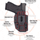 C&amp;G Holsters Covert IWB Holsters, Glock 42, Right Hand, Black, 0026-100