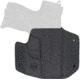 C&amp;G Holsters Covert OWB Belt Holster, Springfield XD-E 3.3, Left Hand, Black, 0987-100