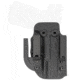 C&amp;G Holsters IWB Covert Holster Alpha Poly80 PF940c, Glock 19/23 Slide, Right Hand, Black, 728-100