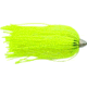 C&amp;H Lures King Buster Lure, 1/8 oz Head, Chartreuse/Pearl Mylar Skirt, 2.5 in, 3 Piece, CH-KB17