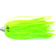 C&amp;H Lures King Buster Lure with 1/8 oz Head, Fluorescent Green/Charteuse Skirt, 2.5 in, 3 Piece, CH-KB04