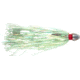 C&amp;H Lures Pearl Baby Trolling Lure, 1/8 oz Head, Chartreuse Tinsel Skirt, 2.5 in, CH-PB03-1/8
