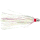C&amp;H Lures Pearl Baby Trolling Lure, 1/8 oz Head, Pearl Tinsel Skirt, 2.5 in, CH-PB01-1/8