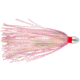 C&amp;H Lures Pearl Baby Trolling Lure, 2.5in, 1/8oz, Pink/Pearl Tinsel Skirt, 3 Piece, CH-PB02-1/8-3PK