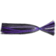 C&amp;H Lures Sea Witch Trolling Lure, 2.5 oz Head, Black/Purple Skirt, CH-NSW18-2.5