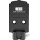 C&amp;H Precision Weapons Optics Adapter Plate - Sig P320 Rx/pro/axg, Black - SGRX-ACRO-XL-ST