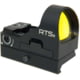 C-MORE RTS2R 1x Micro Red Dot Sight w/ Rail Mount, 10 MOA Dot, Picatinny/Weaver, Black, RTS2RB-10