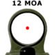 C-MORE Serendipity Red Dot Sight w/Click Switch,Frame Width .750in,Olive Drab Green, 12 MOA CSL750OD-12