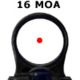 C-MORE Serendipity Red Dot Sight w/Click Switch,Frame Width .750in, Black, 16 MOA CSL750B-16