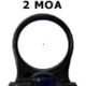 C-MORE Serendipity Red Dot Sight w/Click Switch,Frame Width .750in,Gray, 2 MOA CSL750G-2