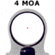 C-MORE Serendipity Red Dot Sight w/Click Switch,Frame Width .750in,Gray, 4 MOA CSL750G-4