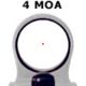 C-MORE Serendipity Red Dot Sight w/Click Switch,Frame Width .750in, Black, 4 MOA CSL750B-4