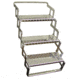 C.R. Brophy Aluminum Scissor Steps 3 Step 24 30 Vert. Ext., AS03