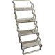 C.R. Brophy Aluminum Scissor Steps 4 Step 31in 40 Vert. Ext., AS04