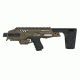 CAA Roni Conversion w/Stability Brace - Non NFA, Glock 17/17C/18/19/19C/22/23/25/31/32, Green, RONIG2-9-STAB02
