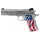 Cabot Guns American-Joe Pistol, .45 ACP, 5in barrel, stainless steel frame, custom aluminum grip, recoil operated semi-automatic, white dot front, U-notch rear, 8 round magazine, CGAJ-45-5-1-FRRMPG
