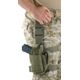 Cactus Jack Drop Leg Holster, Glock 17, Beretta 92, 1911 , Fully adjustable, 600D polyester, Od Green, WCJDLHOD