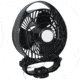 Caframo Maestro 12V 3-Speed 6&quot; Marine Fan w/LED Light - Black 54307