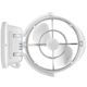 Caframo Sirocco II 3-Speed 7" Gimbal Fan - White - 12-24V, 7010CAWBX