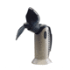 Caframo Tiny Tornado II 827 4.5&quot; Handheld 1-Speed Fan - Black 54319